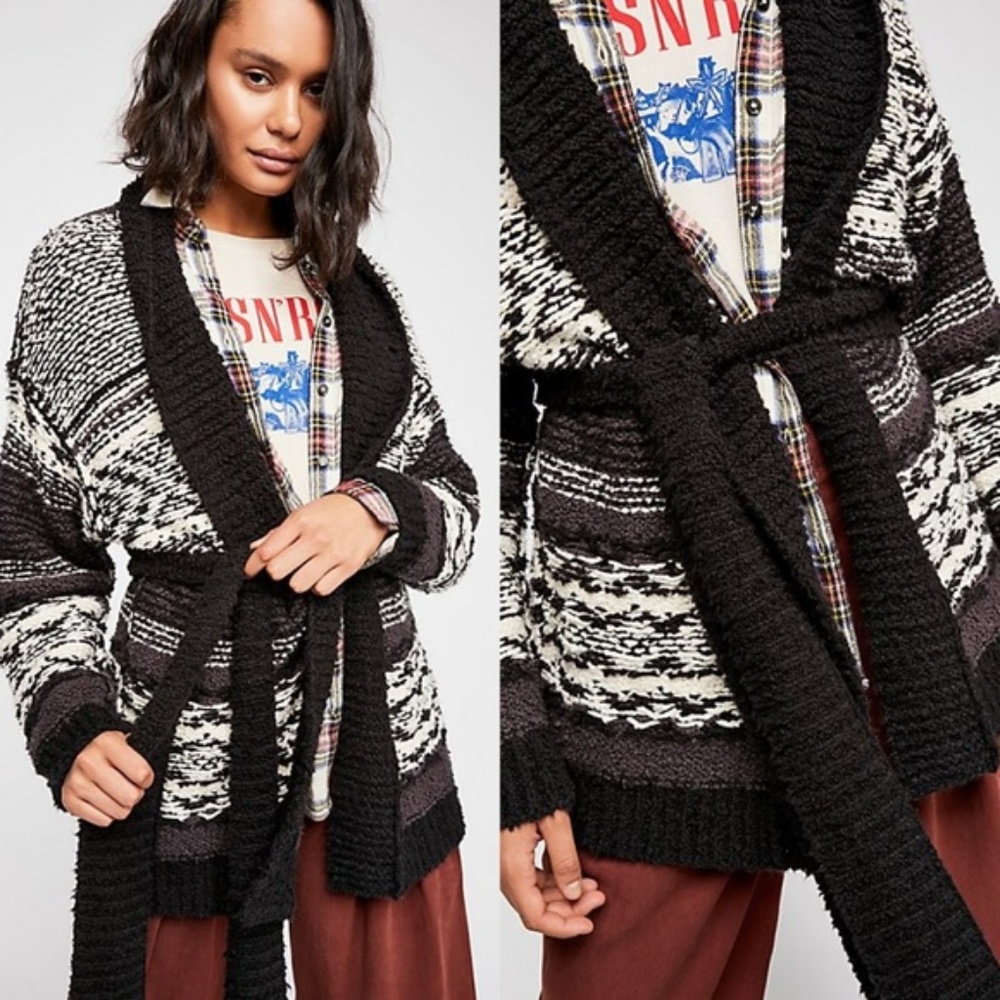 NWT Free People Cozy Cabin Cardi Sweater